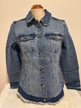 Liverpool Women's Medium Blue Denim Jean Jacket